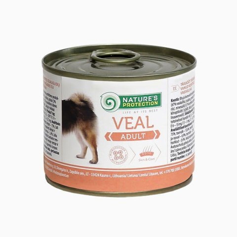Nature's Protection Dog Adult Veal 200g dog food Nature's Protection Dog Adult Veal 200g dog food