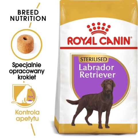 ROYAL CANIN BHN Labrador Retriever Sterilised Adult - sucha karma dla psa dorosłego - 12 kg ROYAL CANIN BHN Labrador Retriever Sterilised Adult - sucha karma dla psa dorosłego - 12 kg