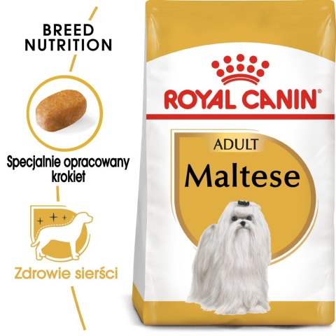 ROYAL CANIN BHN Maltese Adult - sucha karma dla psa dorosłego - 1,5kg ROYAL CANIN BHN Maltese Adult - sucha karma dla psa dorosłego - 1,5kg