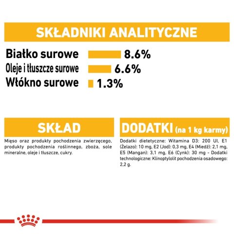 ROYAL CANIN CCN DERMACOMFORT LOAF mokra karma dla psa dorosłego - 12x85g ROYAL CANIN CCN DERMACOMFORT LOAF mokra karma dla psa dorosłego - 12x85g