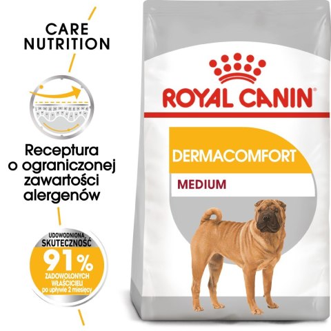 ROYAL CANIN CCN Dermacomfort Medium - sucha karma dla psów ras średnich z wrażliwą skórą - 12 kg ROYAL CANIN CCN Dermacomfort Medium - sucha karma dla psów ras średnich z wrażliwą skórą - 12 kg
