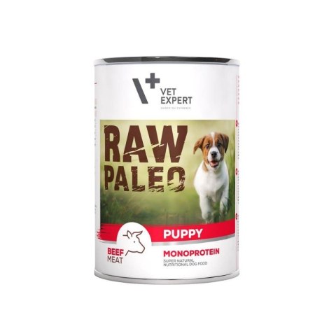 VetExpert Raw Paleo Wołowina Puppy Can 400g VetExpert Raw Paleo Wołowina Puppy Can 400g