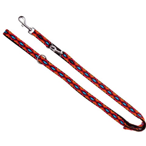 DINGO smycz "Winnetou" szer. 1,0 x 120-220 cm przepinana z taśmy polipropylenowej czarna DINGO smycz "Winnetou" szer. 1,0 x 120-220 cm przepinana z taśmy polipropylenowej czarna