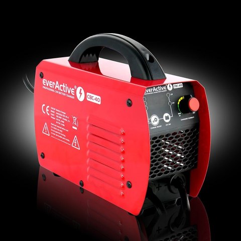 EVERACTIVE PROSTOWNIK SAMOCHODOWY Z ROZRUCHEM, INWERTEROWY, DO AKUMULATORA12V/24V CBC40 EVERACTIVE PROSTOWNIK SAMOCHODOWY Z ROZRUCHEM, INWERTEROWY, DO AKUMULATORA12V/24V CBC40