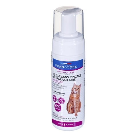 FRANCODEX Pianka z dimetykonem dla kotów 150 ml FRANCODEX Pianka z dimetykonem dla kotów 150 ml