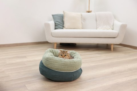 KERBL Łóżko Snuggle Anne, zielone, O 40 cm, wysokość 23 cm KERBL Łóżko Snuggle Anne, zielone, O 40 cm, wysokość 23 cm