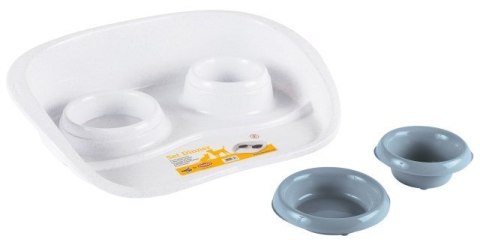 KERBL Podstawka z miskami , 1 x 300 ml, 1 x 250 ml KERBL Podstawka z miskami , 1 x 300 ml, 1 x 250 ml