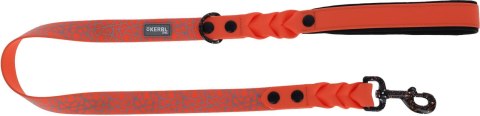 KERBL Smycz przepinana dla psa Puno, 200 cm x 25 mm, pomarańczowy KERBL Smycz przepinana dla psa Puno, 200 cm x 25 mm, pomarańczowy
