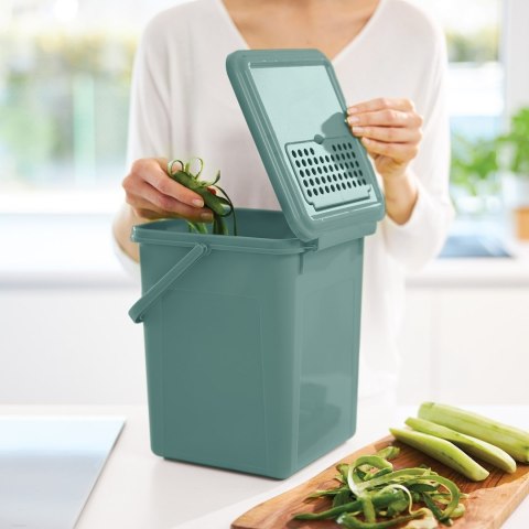 Rotho Wiaderko kompost 9L z filtrem węglowym BIO mistletoe green Rotho Wiaderko kompost 9L z filtrem węglowym BIO mistletoe green