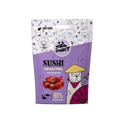 VetExpert Mr. Bandit SUSHI kaczka z rybą 80g VetExpert Mr. Bandit SUSHI kaczka z rybą 80g