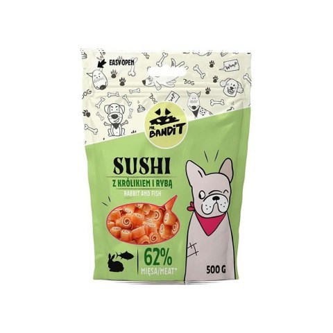 VetExpert Mr. Bandit SUSHI z królikiem i rybą 500g VetExpert Mr. Bandit SUSHI z królikiem i rybą 500g