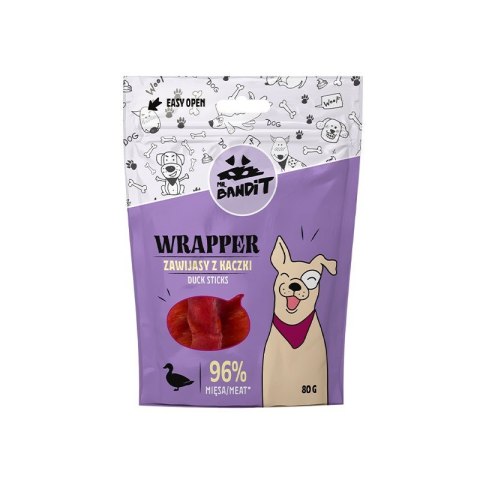 VetExpert Mr. Bandit WRAPPER zawijas z kaczki 80g VetExpert Mr. Bandit WRAPPER zawijas z kaczki 80g