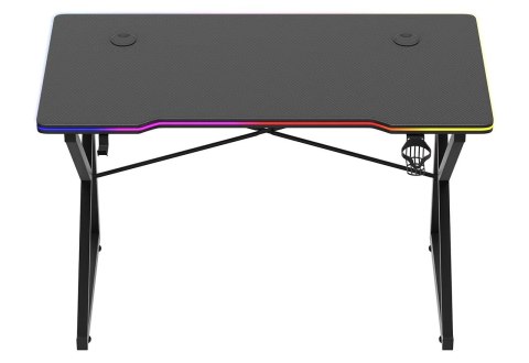 Biurko gamingowe Huzaro Hero 1.7 RGB Black (WYPRZEDAŻ) Biurko gamingowe Huzaro Hero 1.7 RGB Black (WYPRZEDAŻ)