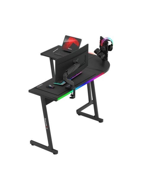Biurko gamingowe Huzaro Hero 6.0 Black RGB Biurko gamingowe Huzaro Hero 6.0 Black RGB