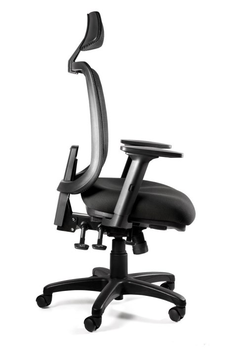 Ergonomiczny fotel biurowy SAGA PLUS czarny Ergonomiczny fotel biurowy SAGA PLUS czarny