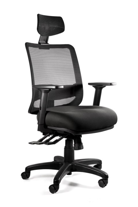 Ergonomiczny fotel biurowy SAGA PLUS czarny Ergonomiczny fotel biurowy SAGA PLUS czarny