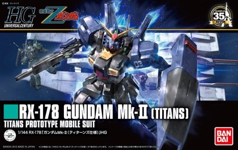 Figurka kolekcjonerska BANDAI HG 1/144 RX-178 GUNDAM MK-II (TITANS) Figurka kolekcjonerska BANDAI HG 1/144 RX-178 GUNDAM MK-II (TITANS)