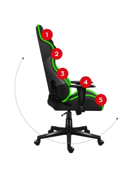 Fotel gamingowy Huzaro Force 6.2 Black RGB Fotel gamingowy Huzaro Force 6.2 Black RGB