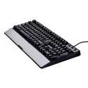 Klawiatura membranowa Activejet K-3242 (USB; (US); kolor czarno-srebrny)