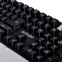 Klawiatura membranowa Activejet K-3242 (USB; (US); kolor czarno-srebrny)