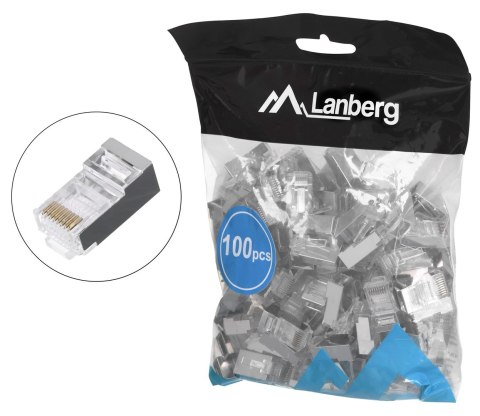 LANBERG WTYK SIECIOWY PRZELOTOWY RJ45 (8P8C) KAT.5E FTP 100 SZT. PLS-5000EZ LANBERG WTYK SIECIOWY PRZELOTOWY RJ45 (8P8C) KAT.5E FTP 100 SZT. PLS-5000EZ