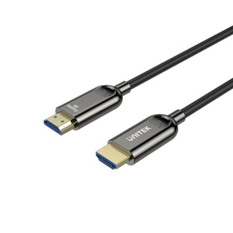 UNITEK KABEL OPTYCZNY HDMI 2.1 AOC 8K 120HZ 40M UNITEK KABEL OPTYCZNY HDMI 2.1 AOC 8K 120HZ 40M