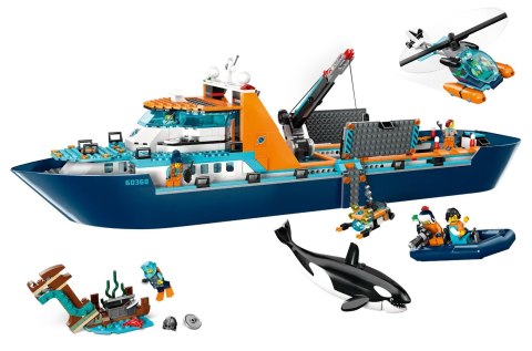 LEGO City 60368 Łódź badacza Arktyki LEGO City 60368 Łódź badacza Arktyki