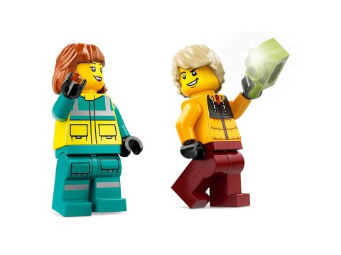 LEGO City 60403 Karetka i snowboardzista LEGO City 60403 Karetka i snowboardzista