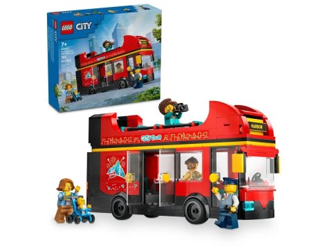 LEGO City 60407 Czerwony, piętrowy autokar LEGO City 60407 Czerwony, piętrowy autokar