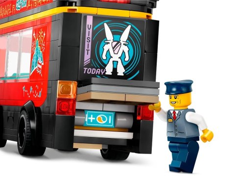 LEGO City 60407 Czerwony, piętrowy autokar LEGO City 60407 Czerwony, piętrowy autokar