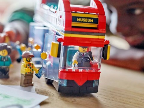 LEGO City 60407 Czerwony, piętrowy autokar LEGO City 60407 Czerwony, piętrowy autokar