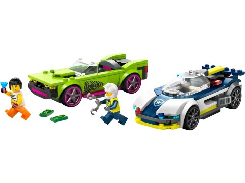 LEGO City 60415 Pościg radiowozu za muscle carem LEGO City 60415 Pościg radiowozu za muscle carem