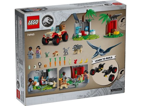 LEGO Jurassic World 76963 Centrum ratunkowe dla małych dinozaurów LEGO Jurassic World 76963 Centrum ratunkowe dla małych dinozaurów