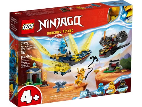 LEGO Ninjago 71798 Nya i Arin — bitwa na grzbiecie małego smoka LEGO Ninjago 71798 Nya i Arin — bitwa na grzbiecie małego smoka
