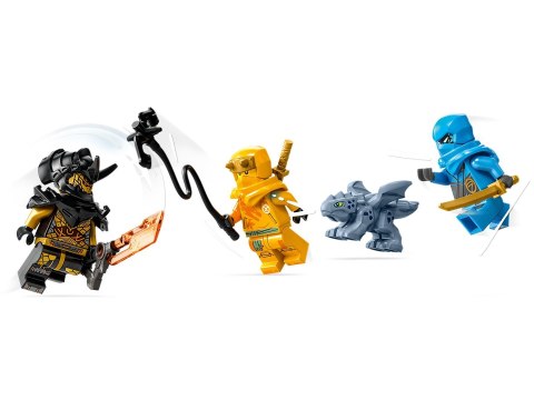 LEGO Ninjago 71798 Nya i Arin — bitwa na grzbiecie małego smoka LEGO Ninjago 71798 Nya i Arin — bitwa na grzbiecie małego smoka