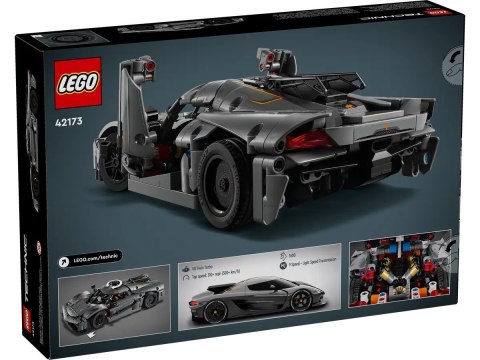 LEGO Technic 42173 Szary hipersamochód Koenigsegg Jesko Absolut LEGO Technic 42173 Szary hipersamochód Koenigsegg Jesko Absolut