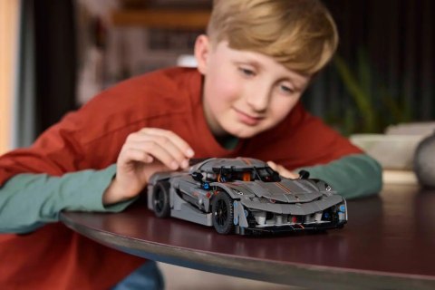 LEGO Technic 42173 Szary hipersamochód Koenigsegg Jesko Absolut LEGO Technic 42173 Szary hipersamochód Koenigsegg Jesko Absolut