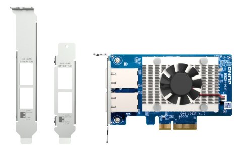 Qnap QXG-10G2T, 2x 10GbE, PCIe Gen3 x4, Low-profile Qnap QXG-10G2T, 2x 10GbE, PCIe Gen3 x4, Low-profile