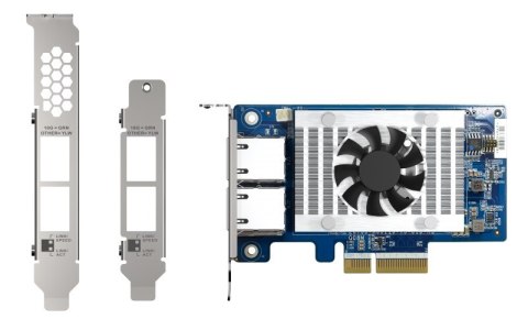 Qnap QXG-10G2T-X710, 2x 10GbE RJ-45, Intel X710, PCIe Gen3 x4 Qnap QXG-10G2T-X710, 2x 10GbE RJ-45, Intel X710, PCIe Gen3 x4
