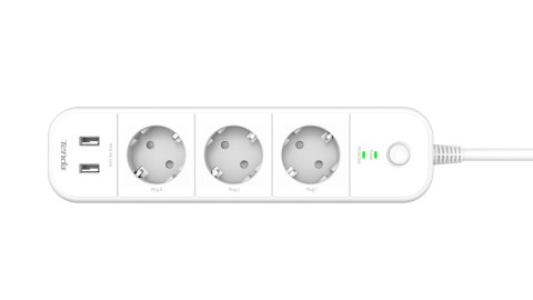 Tenda- inteligentna listwa zasilająca Wi-Fi 3x230V Tenda- inteligentna listwa zasilająca Wi-Fi 3x230V