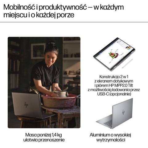 HP ENVY x360 14-fa0400nw Ryzen 5 8640HS 14,0"WUXGA Touch AG IPS300 nits 16GB DDR5 SSD512 Radeon Integrated 5MP W11Pro 2Y Glacier HP ENVY x360 14-fa0400nw Ryzen 5 8640HS 14,0"WUXGA Touch AG IPS300 nits 16GB DDR5 SSD512 Radeon Integrated 5MP W11Pro 2Y Glacier