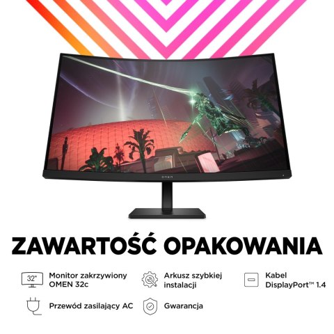 MONITOR HP LED, QHD 32" OMEN 32c (780K6E9) 165Hz MONITOR HP LED, QHD 32" OMEN 32c (780K6E9) 165Hz
