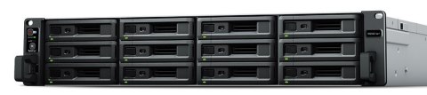 NAS Synology RS3621xs+; 2U RACK; 12x (3.5" SATA HDD/2.5" SATA SSD); Intel Xeon D-1541; 8 GB DDR4 ECC UDIMM (max. 64GB), 4x 1GbE NAS Synology RS3621xs+; 2U RACK; 12x (3.5" SATA HDD/2.5" SATA SSD); Intel Xeon D-1541; 8 GB DDR4 ECC UDIMM (max. 64GB), 4x 1GbE