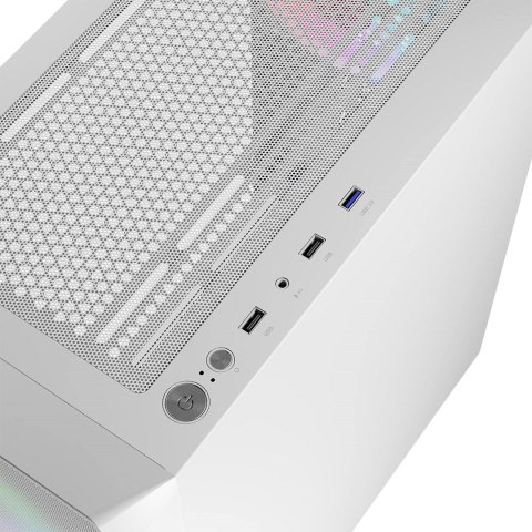 LOGIC OBUDOWA PORTOS ARGB MIDI USB 3.0 WHITE LOGIC OBUDOWA PORTOS ARGB MIDI USB 3.0 WHITE
