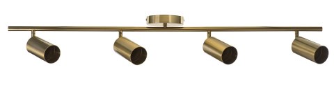 Listwa reflektorowa poczwórna złota sufitowa ścienna Activejet SPECTRA kinkiet GU10 do salonu (WYPRZEDAŻ) Listwa reflektorowa poczwórna złota sufitowa ścienna Activejet SPECTRA kinkiet GU10 do salonu (WYPRZEDAŻ)