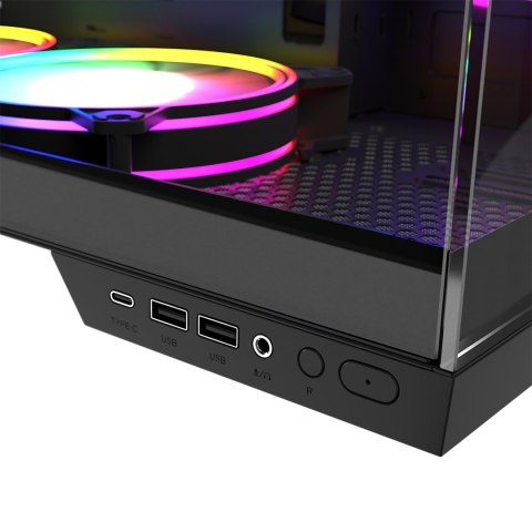 MODECOM OBUDOWA VOLCANO PANORAMA APEX ARGB 5F MIDI BLACK MODECOM OBUDOWA VOLCANO PANORAMA APEX ARGB 5F MIDI BLACK