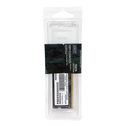 Patriot SO-DIMM DDR4 8GB 2666MHz Patriot SO-DIMM DDR4 8GB 2666MHz
