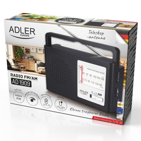 Radio AM/FM ADLER AD 1909 Radio AM/FM ADLER AD 1909