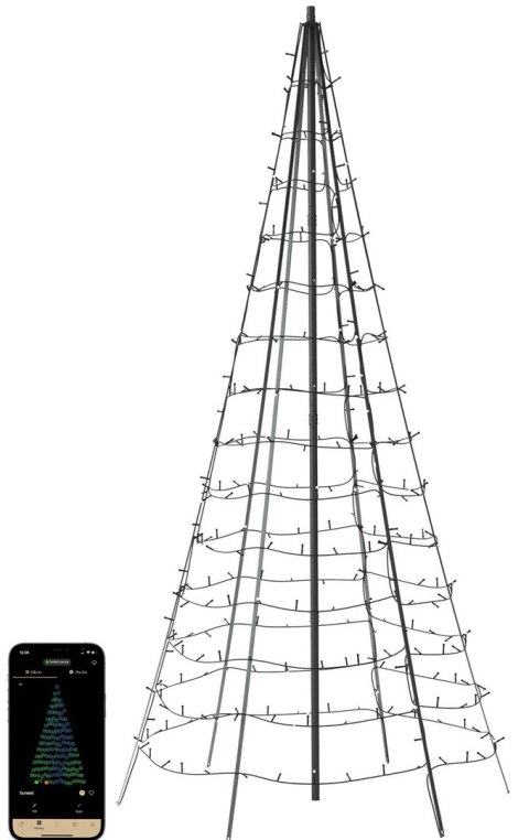 Twinkly Choinka - 1000 RGB+W LED, 6 m/19.5 ft, typ wtyczki F Twinkly Choinka - 1000 RGB+W LED, 6 m/19.5 ft, typ wtyczki F