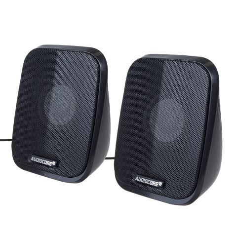 AUDIOCORE GŁOŚNIKI KOMPUTEROWE 6W USB MINIJACK BLACK LED AC835 AUDIOCORE GŁOŚNIKI KOMPUTEROWE 6W USB MINIJACK BLACK LED AC835